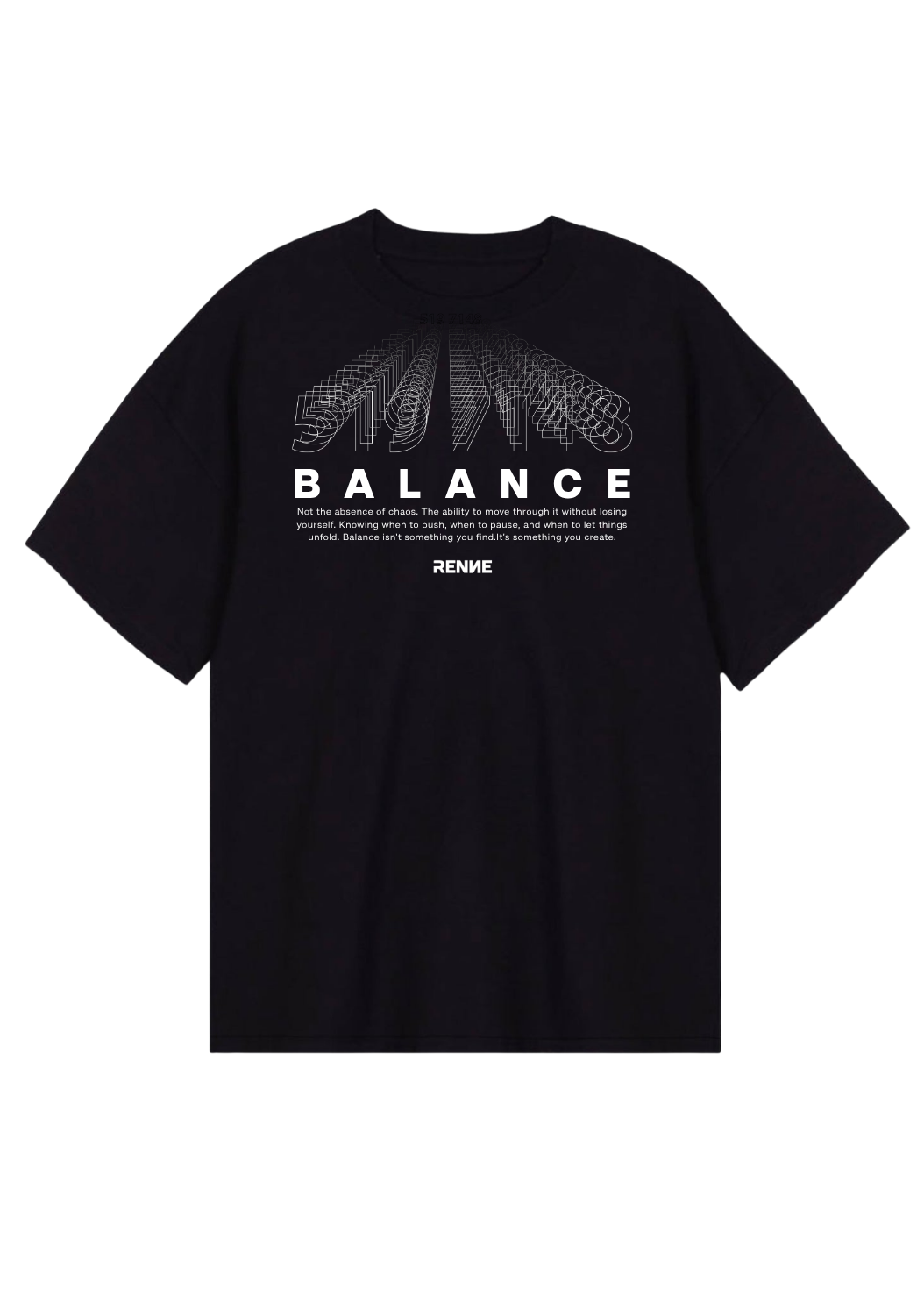 Balance Negro- Oversize fit