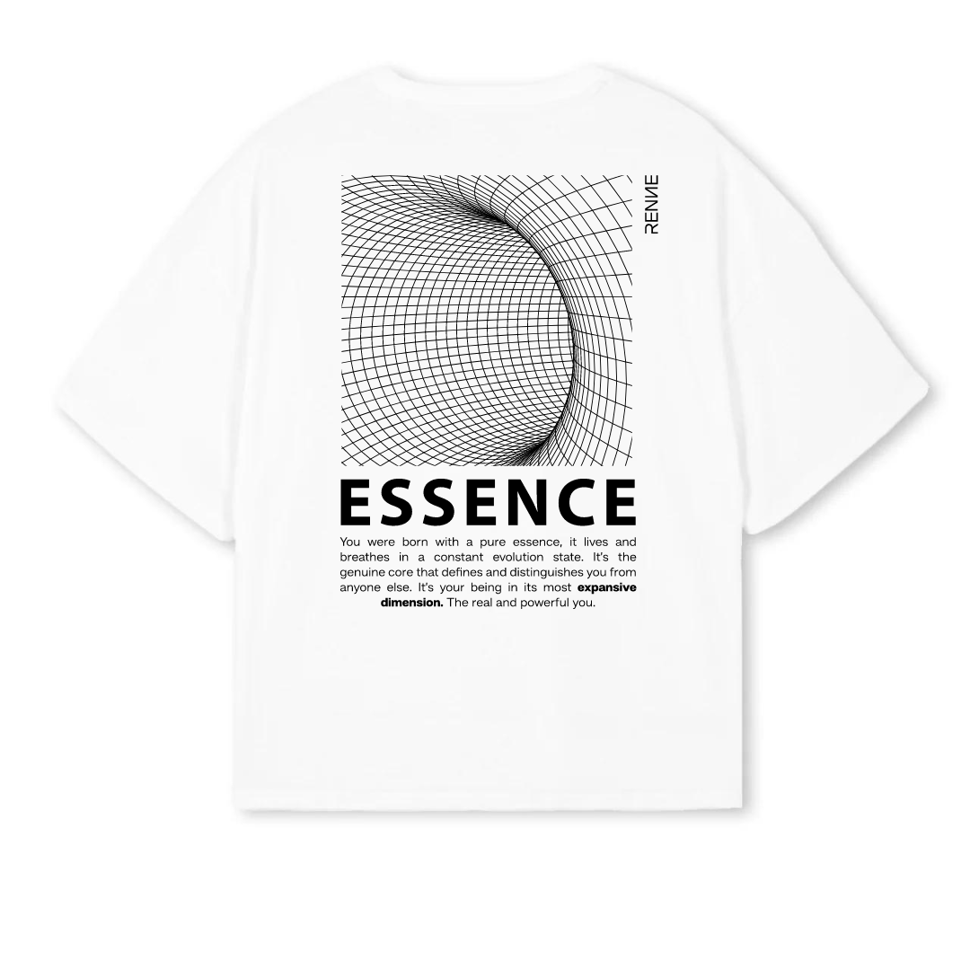 Camiseta ESSENCE Blanco - Boxy Tee